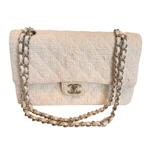 Vintage Chanel Medium Tweed Classic Double Flap handbag